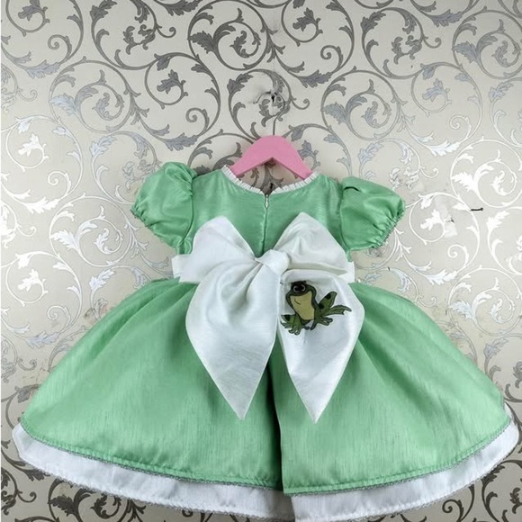 RARE Handmade Disney Tiana Boutique Dress – 4T – Like New - Picture 2 of 4